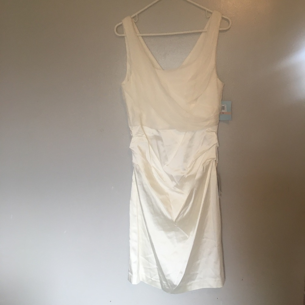 Suzi Chin for Maggy Boutique Coconut Colored Dress